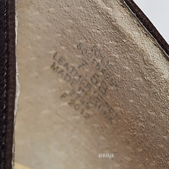 Ralph Lauren Women's Leather High Heel Shoes EUC *Brown* Size 7 1/2 - Picture 9 of 9